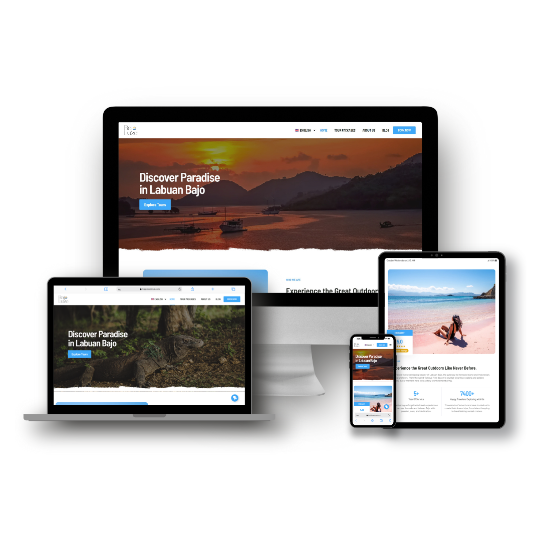 bajo luxe tour website