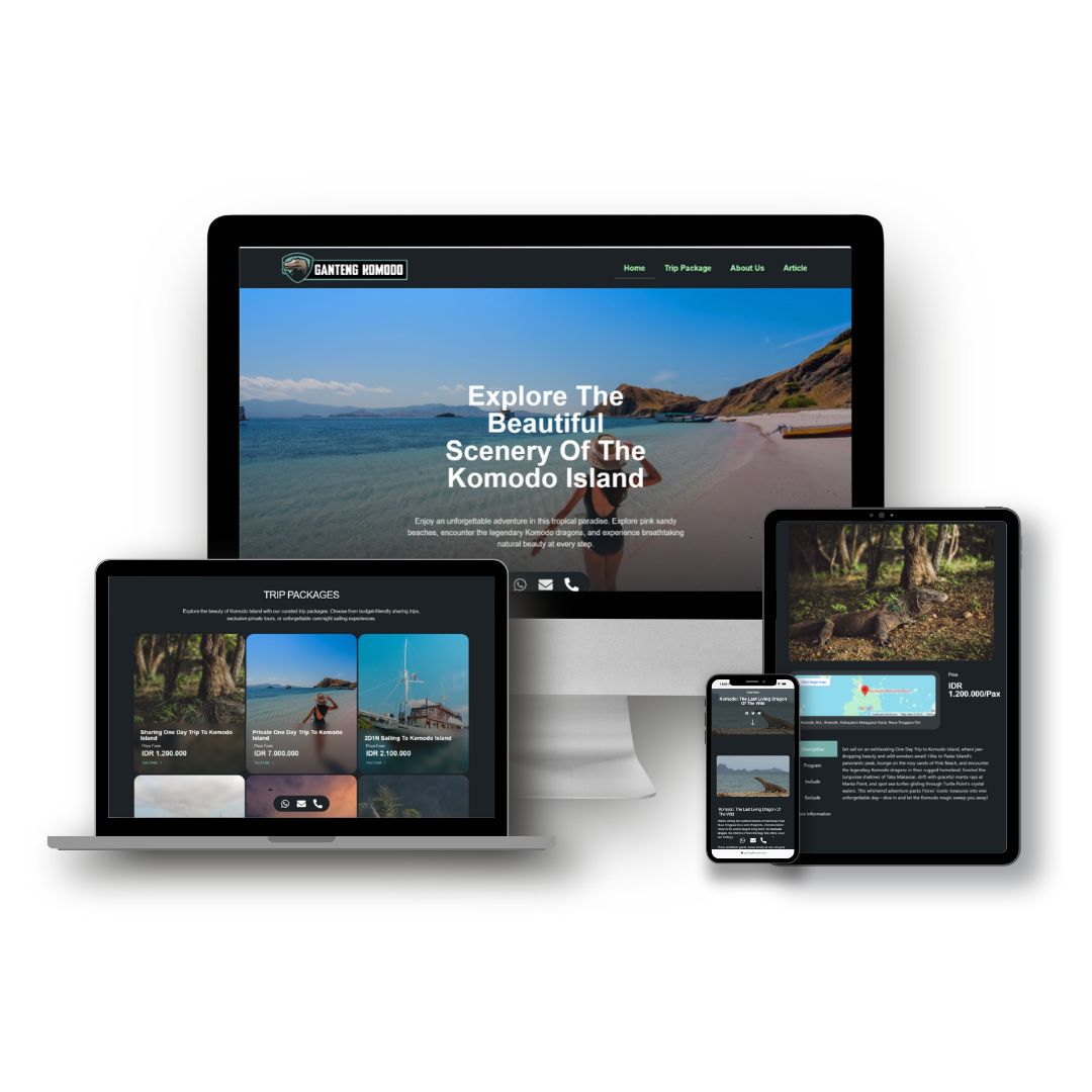 Ganteng Komodo Website