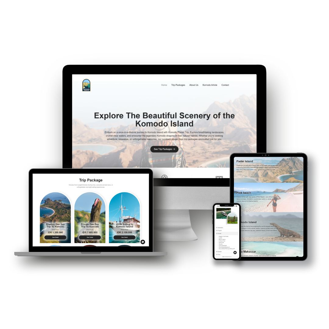 komodo planer trip website